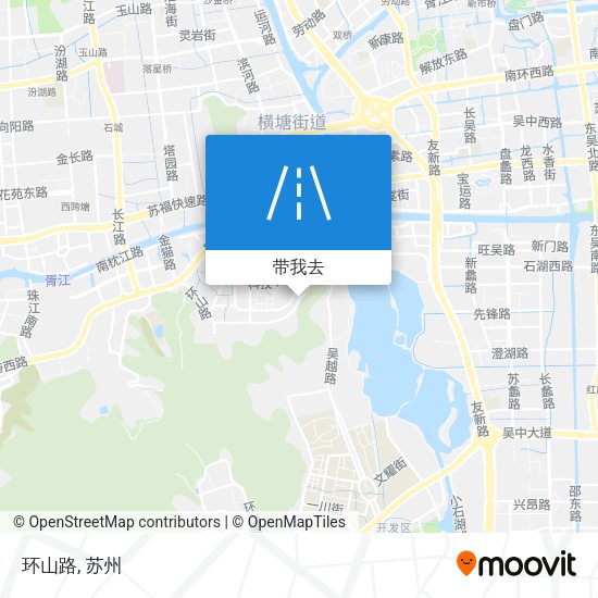 环山路地图