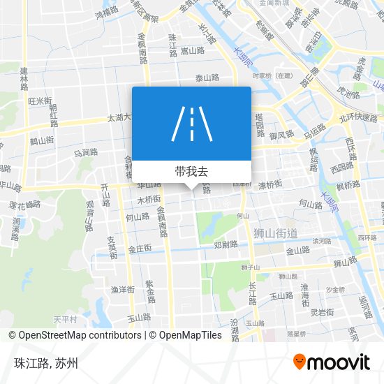 珠江路地图