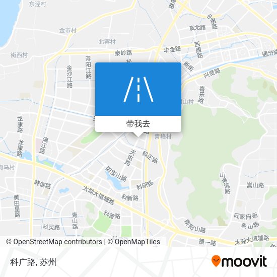 科广路地图