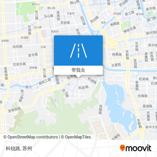 科锐路地图