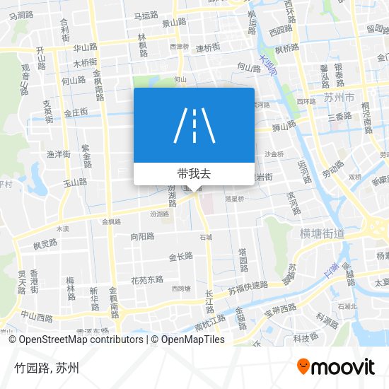 竹园路地图