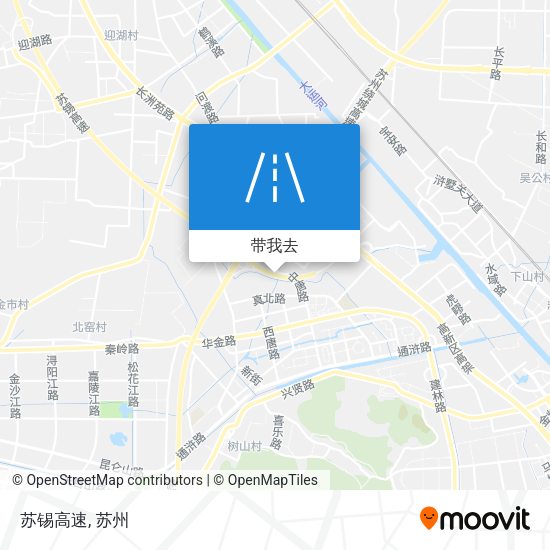 苏锡高速地图