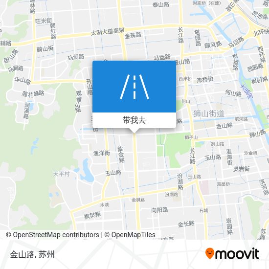 金山路地图