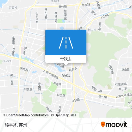 锦丰路地图