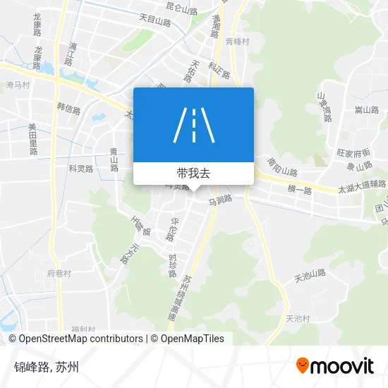 锦峰路地图