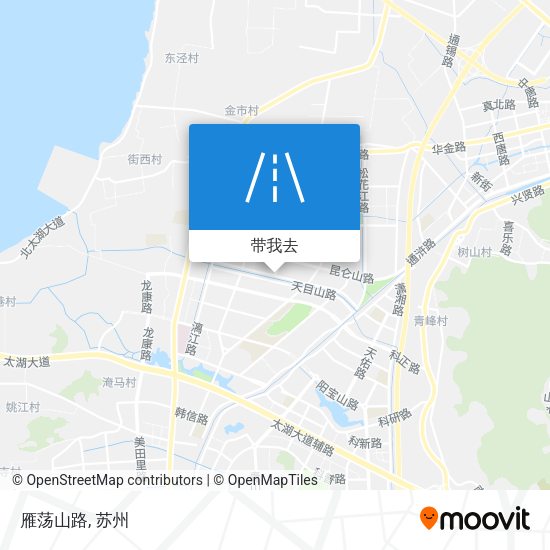 雁荡山路地图