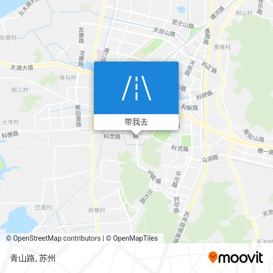 青山路地图