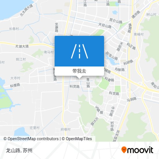 龙山路地图