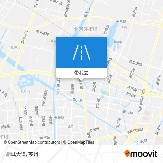相城大道地图