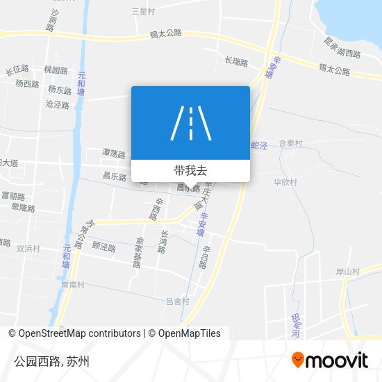 公园西路地图