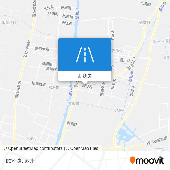 顾泾路地图