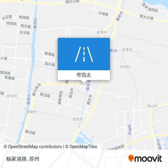 杨家港路地图