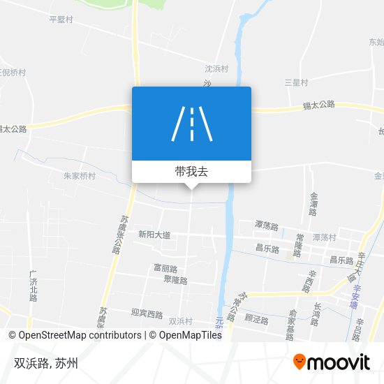 双浜路地图