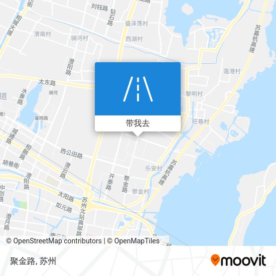 聚金路地图