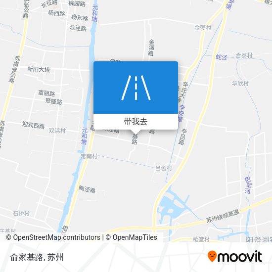 俞家基路地图