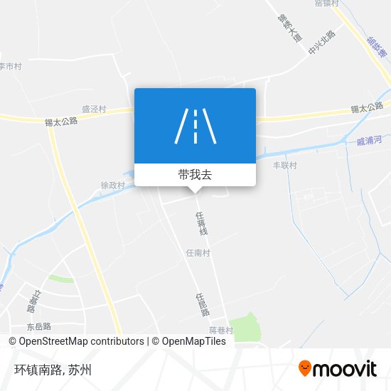 环镇南路地图