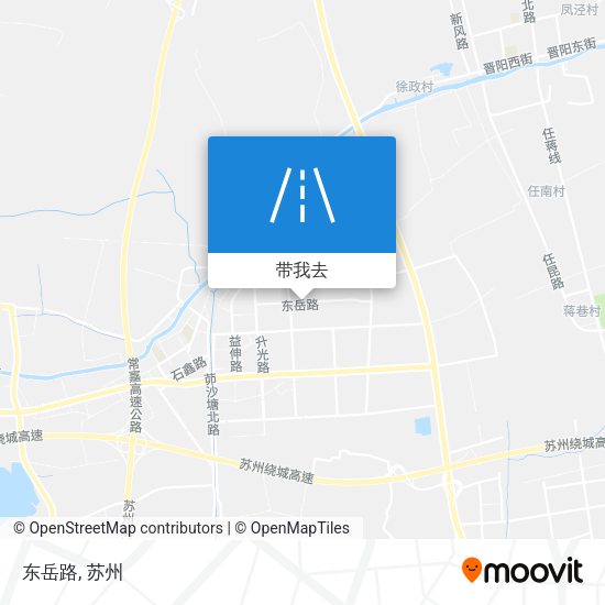 东岳路地图