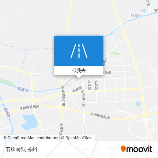 石牌南街地图