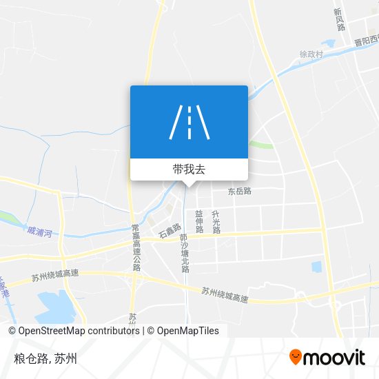 粮仓路地图