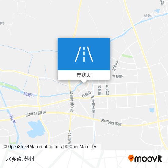 水乡路地图