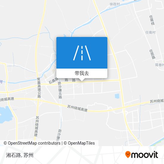 湘石路地图