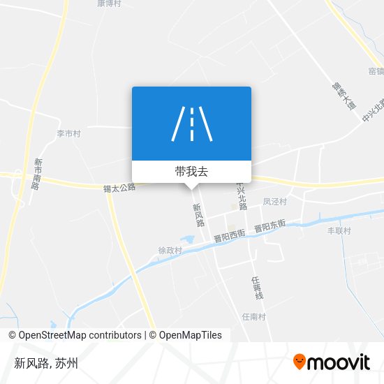 新风路地图