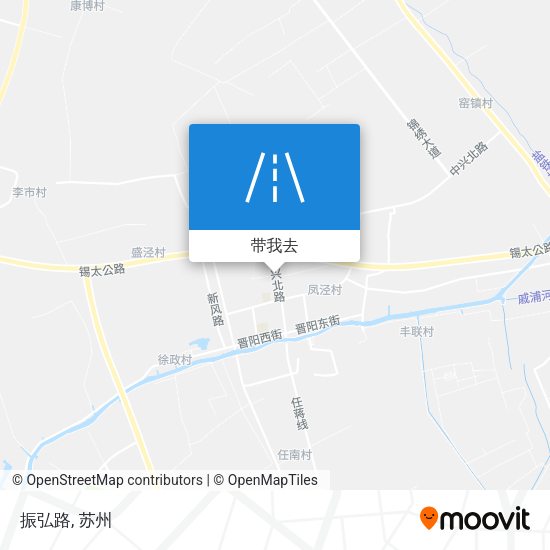 振弘路地图