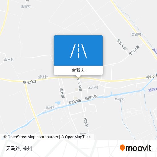 天马路地图