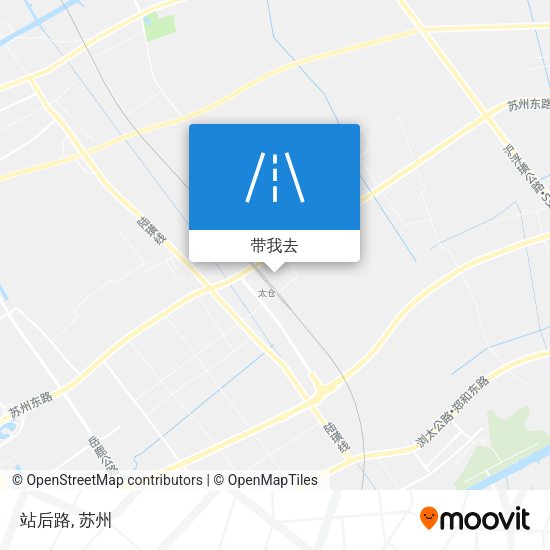 站后路地图