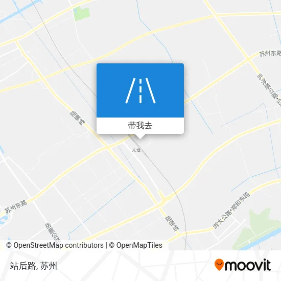 站后路地图
