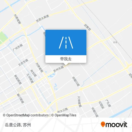 岳鹿公路地图