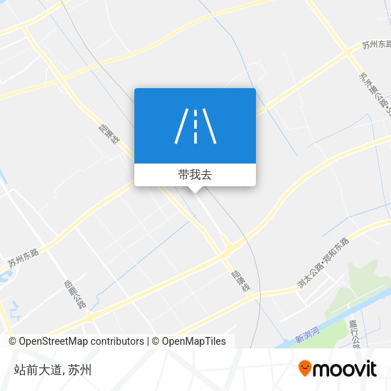 站前大道地图