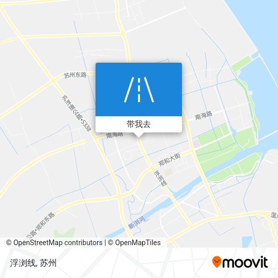 浮浏线地图