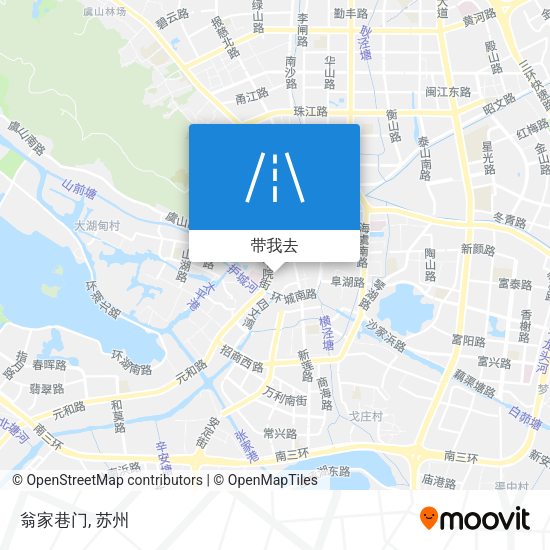 翁家巷门地图