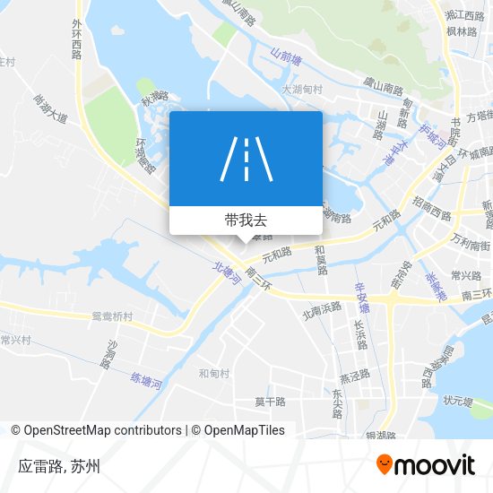 应雷路地图