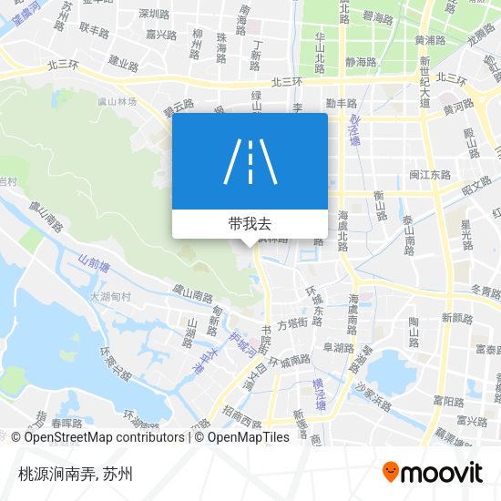 桃源涧南弄地图