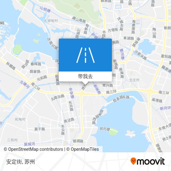 安定街地图