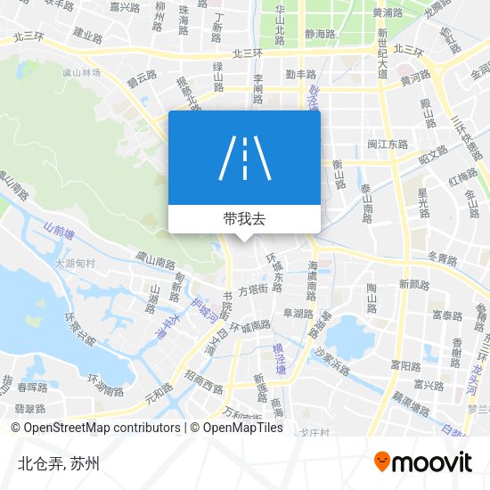 北仓弄地图