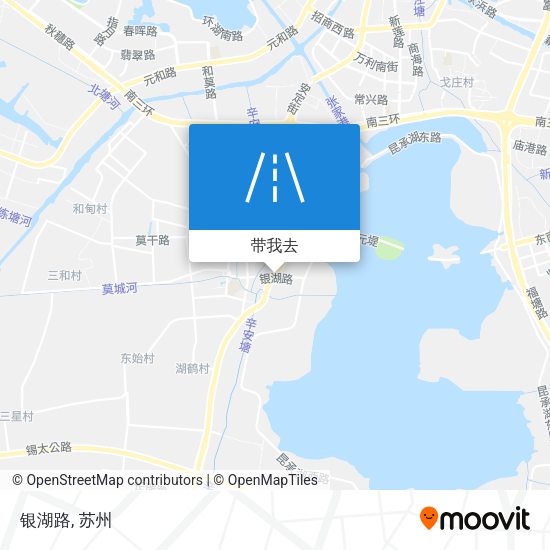 银湖路地图