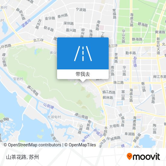 山茶花路地图