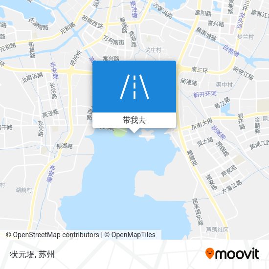 状元堤地图