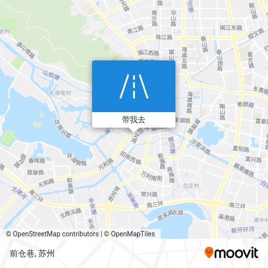前仓巷地图