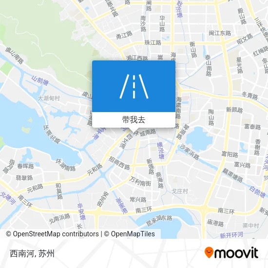 西南河地图