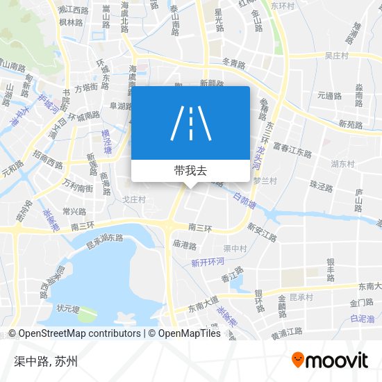 渠中路地图