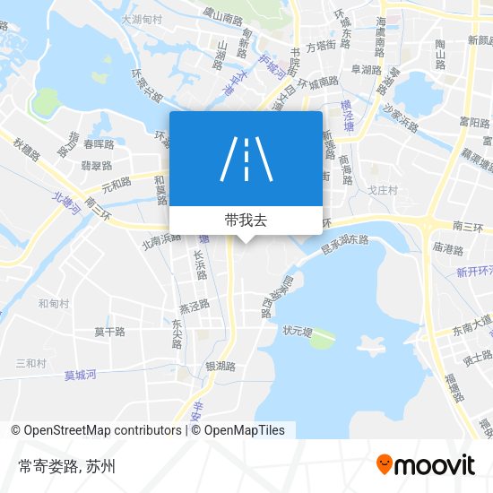 常寄娄路地图