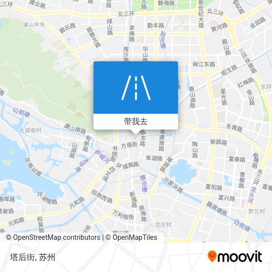塔后街地图