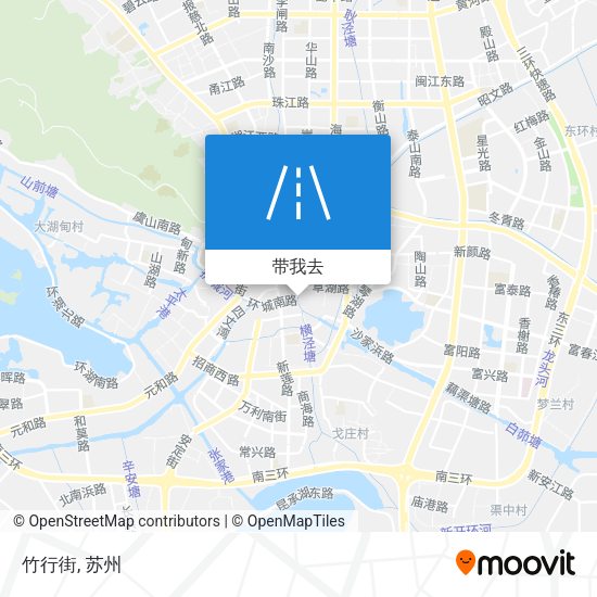 竹行街地图