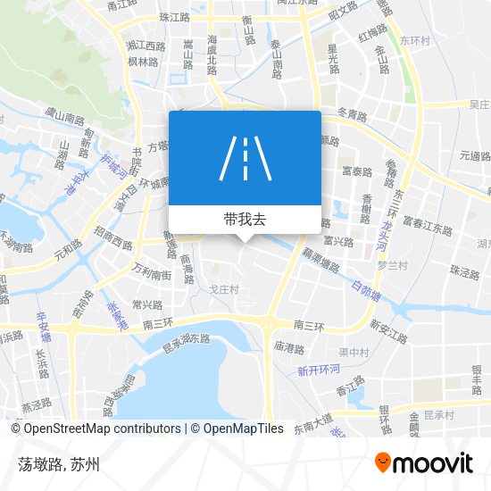 荡墩路地图