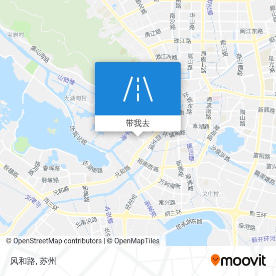 风和路地图