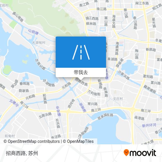 招商西路地图